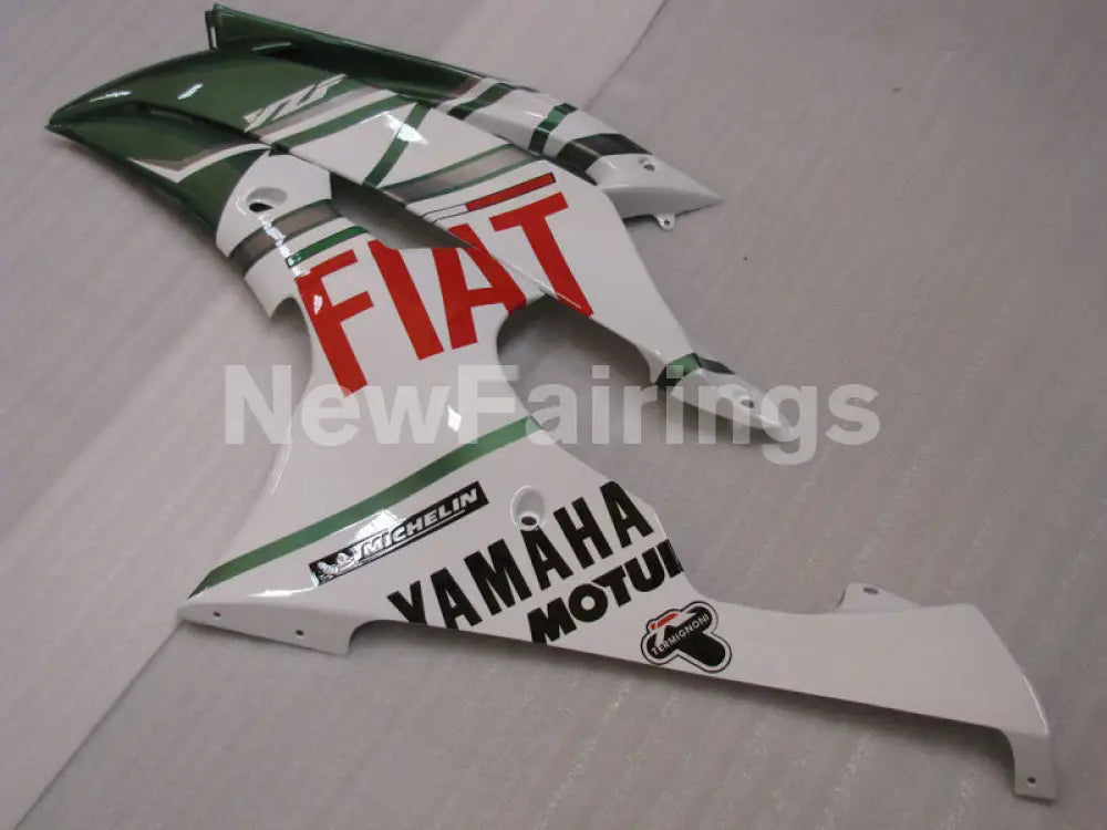 Green and White FIAT - YZF-R6 08-16 Fairing Kit