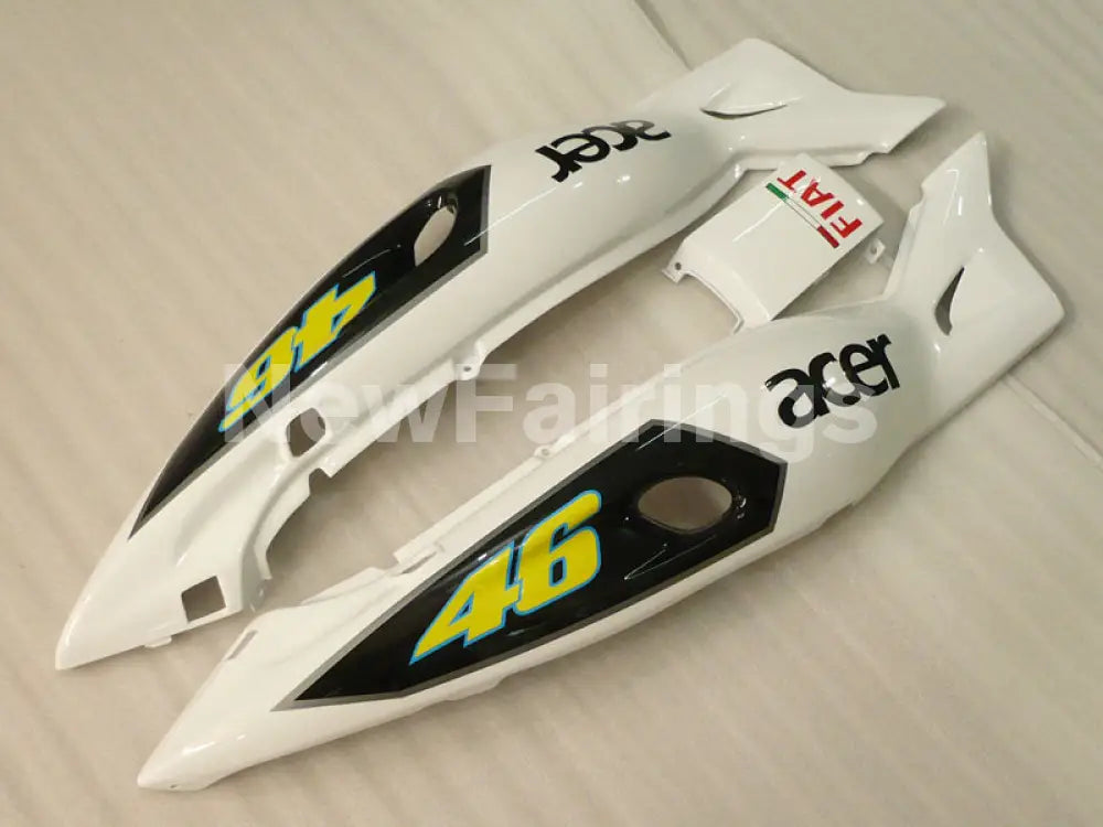 Green and White FIAT - YZF600R Thundercat 96-07 Fairing Kit