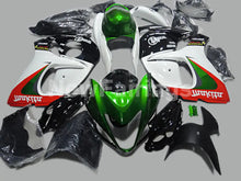 Cargar imagen en el visor de la galería, Green and White Red Factory Style - GSX1300R Hayabusa 08-20 Fairing Kit
