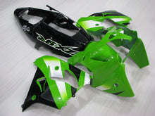 Cargar imagen en el visor de la galería, Green and Black Factory Style - NINJA ZX-9R 02-03 Fairing Kit