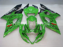 Cargar imagen en el visor de la galería, Green and Black Flame - GSX-R1000 05-06 Fairing Kit