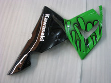 Cargar imagen en el visor de la galería, Green and Black Flame - NINJA ZX-10R 04-05 Fairing Kit