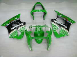 Green and Black FUCHS - NINJA ZX-6R 00-02 Fairing Kit