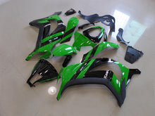 Cargar imagen en el visor de la galería, Green Black Matte Black Factory Style - NINJA ZX-10R 11-15 Fairing Kit