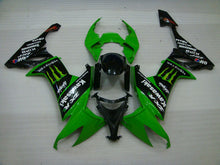 Cargar imagen en el visor de la galería, Green Black Monster - NINJA ZX-10R 08-10 Fairing Kit