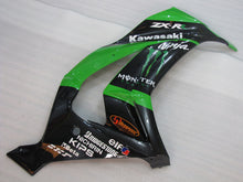 Cargar imagen en el visor de la galería, Green and Black Monster - NINJA ZX-10R 11-15 Fairing Kit