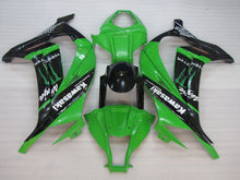 Cargar imagen en el visor de la galería, Green and Black Monster - NINJA ZX-10R 11-15 Fairing Kit