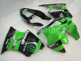 Green and Black Monster - NINJA ZX-6R 98-99 Fairing Kit