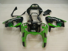 Cargar imagen en el visor de la galería, Green and Black Monster - NINJA ZX-9R 02-03 Fairing Kit