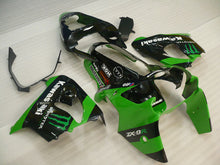 Cargar imagen en el visor de la galería, Green and Black Monster - NINJA ZX-9R 02-03 Fairing Kit