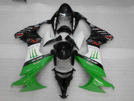 Green and Black White Monster - NINJA ZX-10R 08-10 Fairing Kit