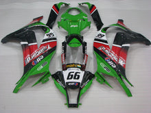 Cargar imagen en el visor de la galería, Green and Red Black Motocard - NINJA ZX-10R 11-15 Fairing Kit