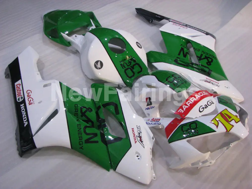 Green and White Castrol - CBR1000RR 04-05 Fairing Kit