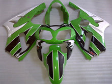 Cargar imagen en el visor de la galería, Green and White Factory Style - NINJA ZX-12R 02-04 Fairing Kit
