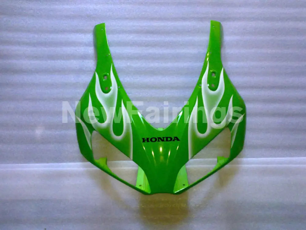 Green and White Flame - CBR1000RR 06-07 Fairing Kit