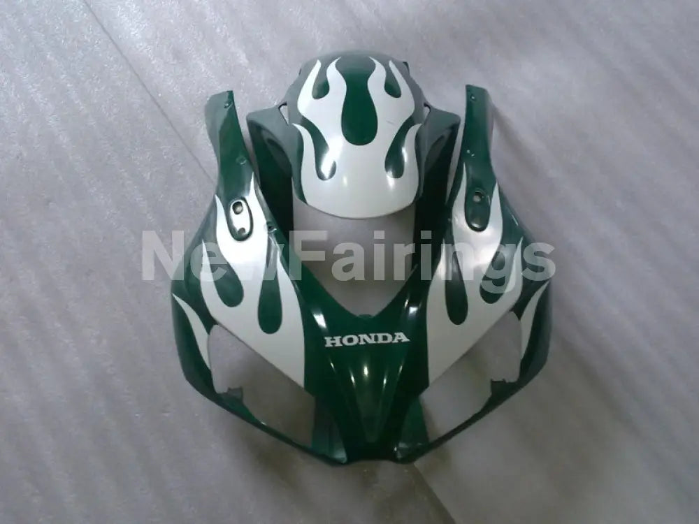 Green White Flame - CBR1000RR 06-07 Fairing Kit