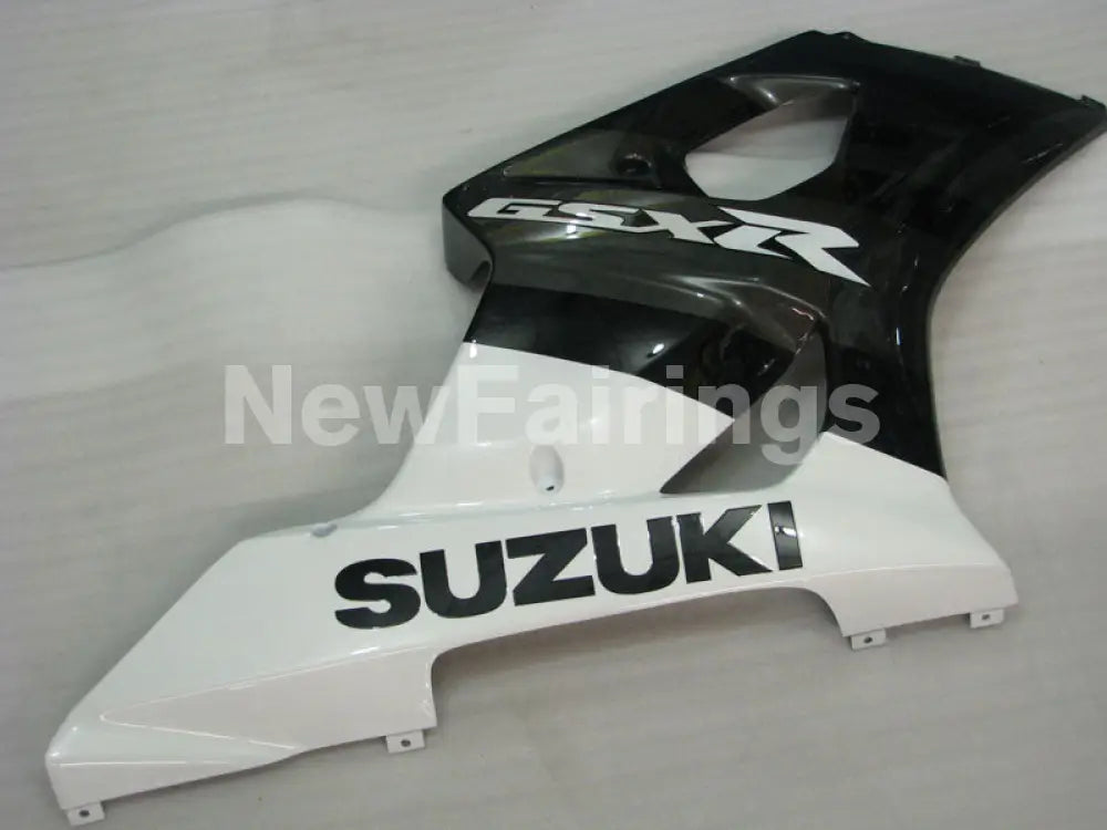 Grey and Black White Factory Style - GSX-R1000 03-04 Fairing Kit