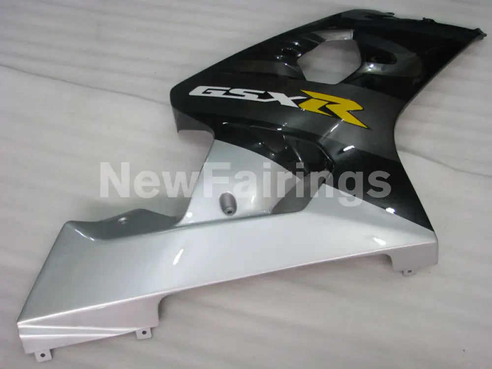 Grey and Silver Black Factory Style - GSX-R600 04-05 Fairing Kit