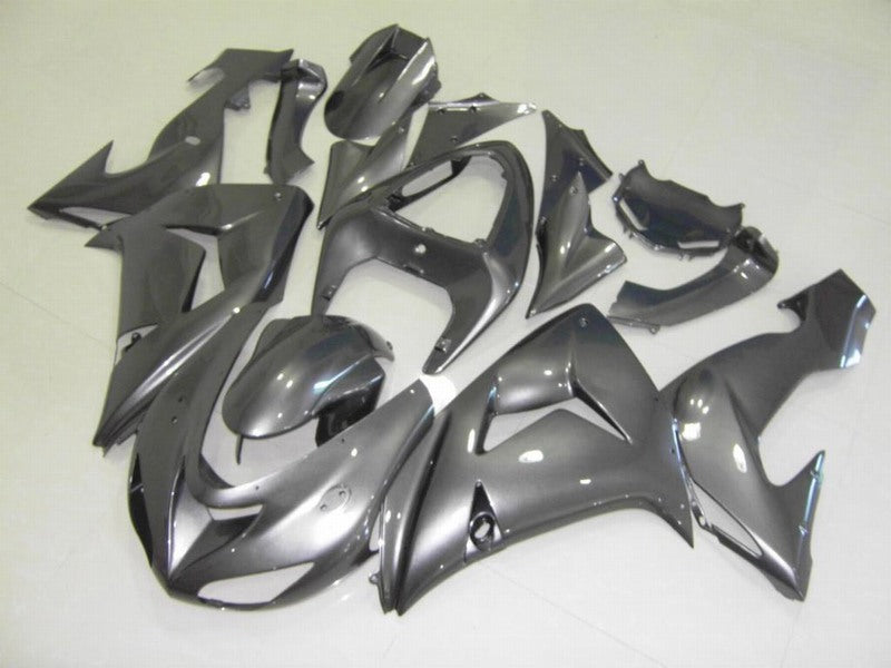 Grey No decals - NINJA ZX-10R 06-07 Fairing Kit