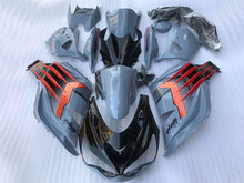 Cargar imagen en el visor de la galería, Grey and Red Factory Style - NINJA ZX-14R 12-25 Fairing Kit