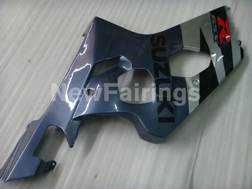 Grey Silver and Black Factory Style - GSX-R750 04-05 Fairing Kit