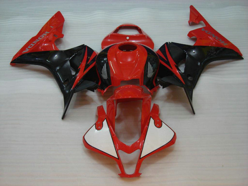 Estilo de fábrica blanco rojo y negro - Kit de carenado CBR600RR 07-08