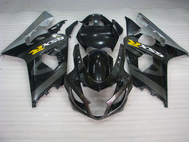 Estilo de fábrica negro gris y plateado - Kit de carenado GSX-R750 04-05