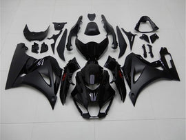 Estilo de fábrica negro y negro mate - Kit de carenado GSX-R1000 17-24