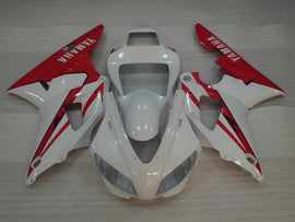 Estilo de fábrica blanco y rojo - Kit de carenado YZF-R1 98-99