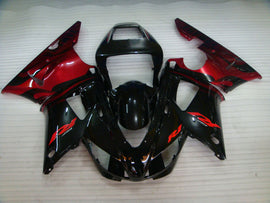 Estilo de fábrica negro y rojo vino - Kit de carenado YZF-R1 98-99
