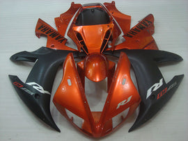 Estilo de fábrica en naranja y negro mate - Kit de carenado YZF-R1 02-03