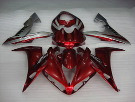 Estilo de fábrica en rojo vino y plata - Kit de carenado YZF-R1 04-06