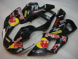 Negro con Red Bull - Kit de carenado YZF-R6 98-02