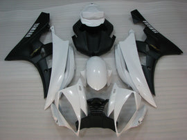 Estilo de fábrica negro mate blanco - Kit de carenado YZF-R6 06-07