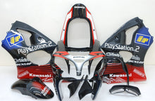Cargar imagen en el visor de la galería, Black and Red Play Station - NINJA ZX-6R 00-02 Fairing Kit