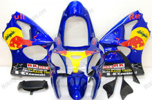 Cargar imagen en el visor de la galería, Blue and Black Red Bull - NINJA ZX-6R 00-02 Fairing Kit