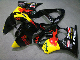 Black Red Bull - NINJA ZX-6R 00-02 Fairing Kit