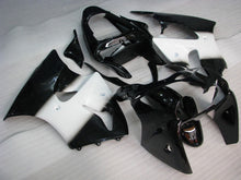Cargar imagen en el visor de la galería, Black and White No decals - NINJA ZX-6R 00-02 Fairing Kit