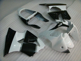 Black and White Grey No decals - NINJA ZX-6R 00-02 Fairing Kit