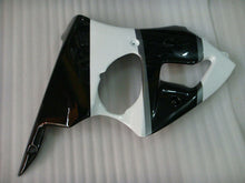Cargar imagen en el visor de la galería, Black and White Grey No decals - NINJA ZX-6R 00-02 Fairing Kit