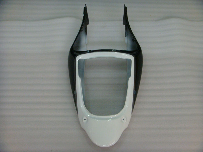 Black and White Grey No decals - NINJA ZX-6R 00-02 Fairing Kit