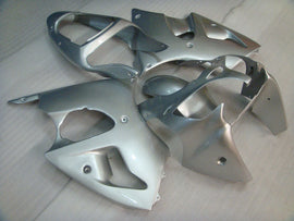 Silver No decals - NINJA ZX-6R 00-02 Fairing Kit