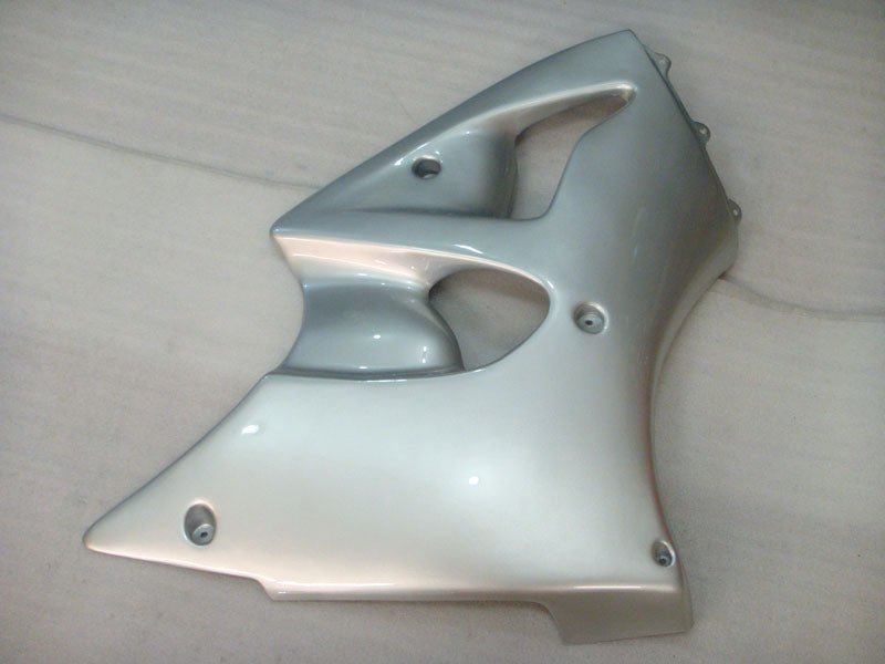 Silver No decals - NINJA ZX-6R 00-02 Fairing Kit