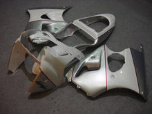 Cargar imagen en el visor de la galería, Silver and White No decals - NINJA ZX-6R 00-02 Fairing Kit