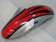 Cargar imagen en el visor de la galería, Red and Silver Factory Style - NINJA ZX-6R 00-02 Fairing Kit