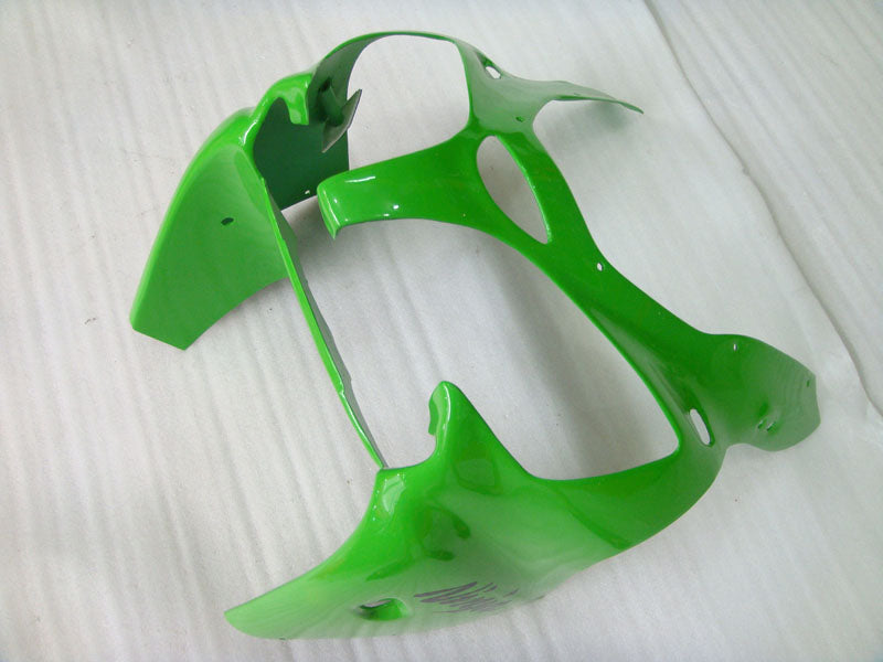 Green and Black Factory Style - NINJA ZX-6R 00-02 Fairing Kit