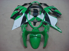 Cargar imagen en el visor de la galería, Green Black Factory Style - NINJA ZX-6R 00-02 Fairing Kit