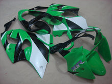 Cargar imagen en el visor de la galería, Green Black Factory Style - NINJA ZX-6R 00-02 Fairing Kit
