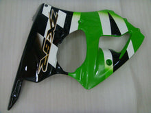 Cargar imagen en el visor de la galería, Black Green Factory Style - NINJA ZX-6R 00-02 Fairing Kit