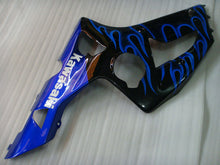 Cargar imagen en el visor de la galería, Black and Blue Flame - NINJA ZX-6R 03-04 Fairing Kit